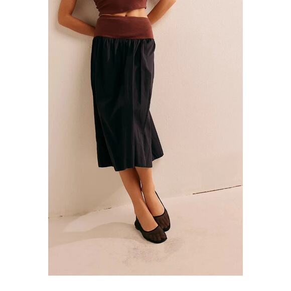 Free People Cooler In Capri Y2K Bohemian Pull On Skirt Size Medium 2024 - Picture 2 of 12